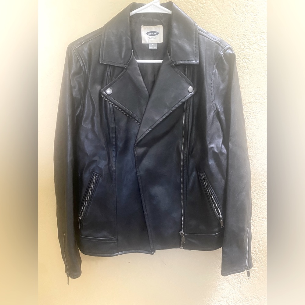 Synthetic Leather Jacket